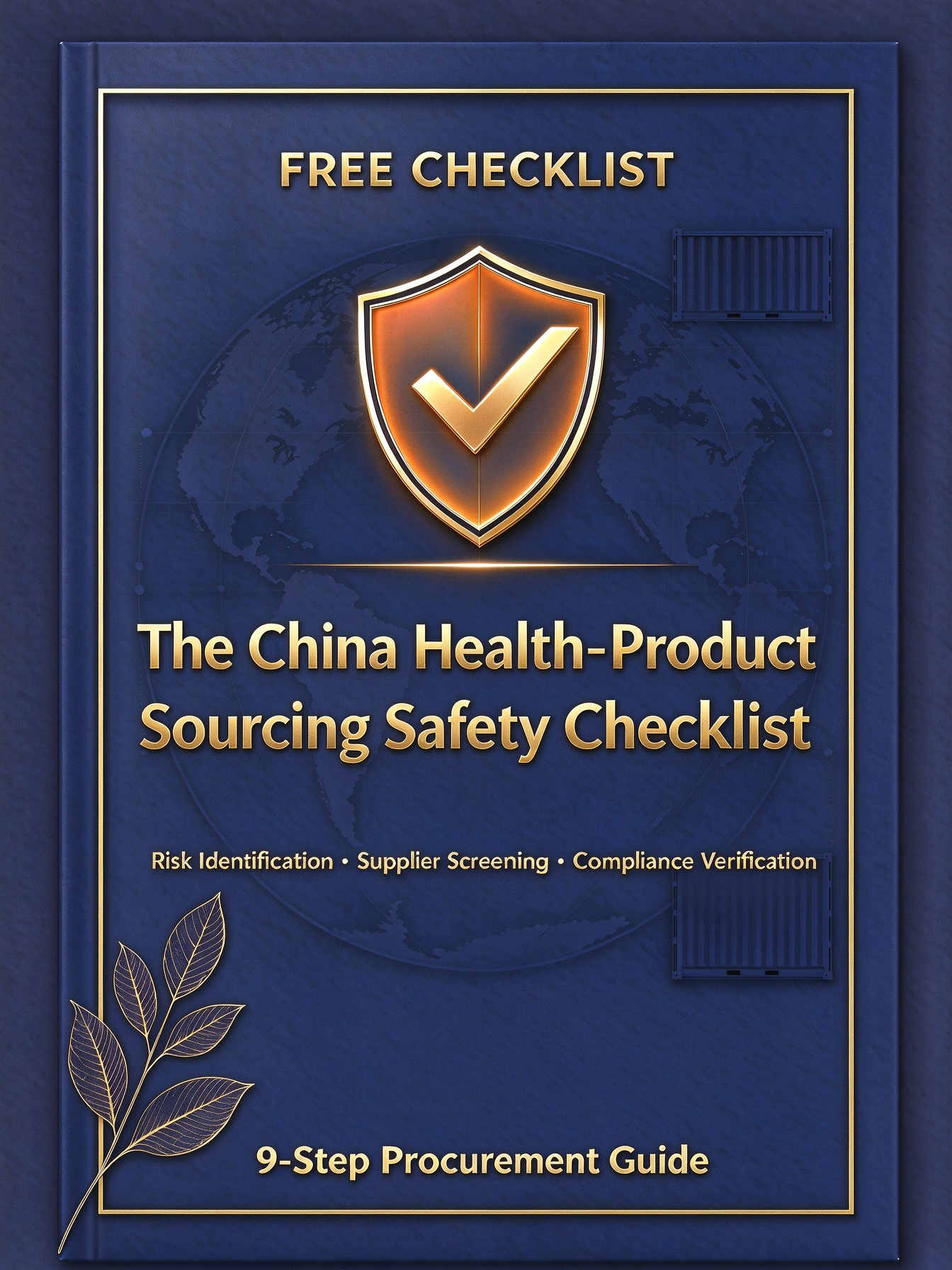 The China Health-Product Sourcing Safety Checklist — PDF cover